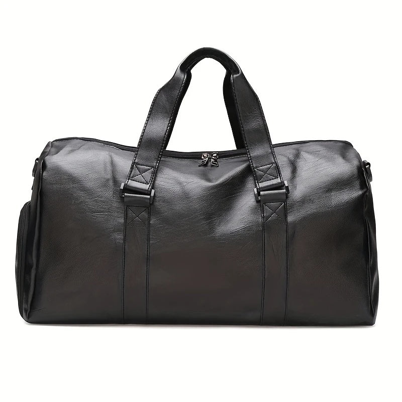 Sport Fitness Bag, Travel Bag, Black Stylish Business Travel Bag, Separate Shoe Depot, Zip Off, For Gym, Sport, Travel, Waterproof