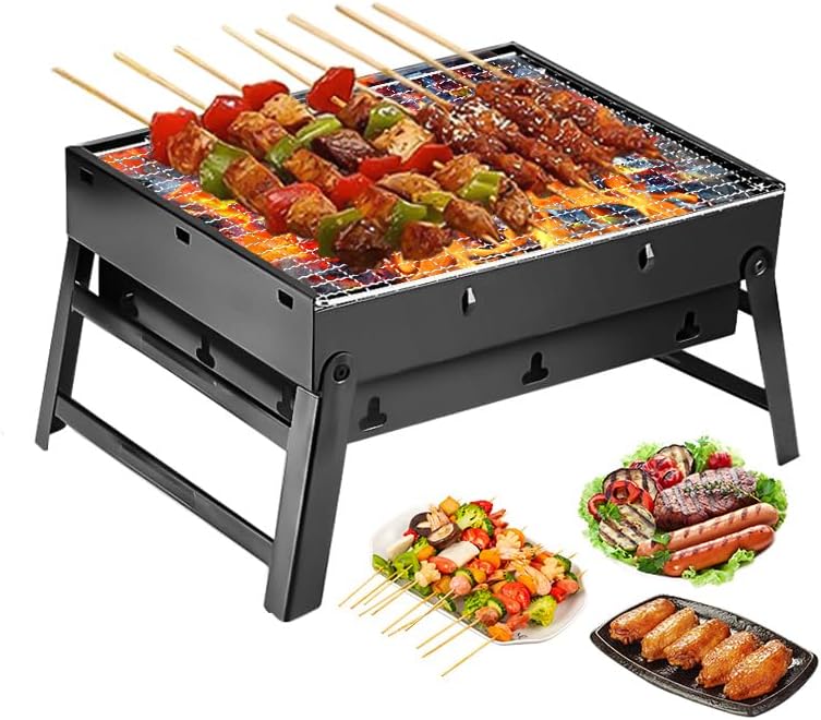Portable Outdoor Charcoal Heating Equipment Compact Stainless Steel Design For Camping Picnic Use