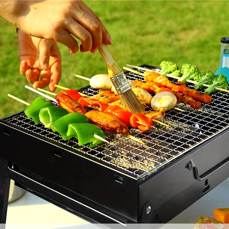 Portable Outdoor Charcoal Heating Equipment Compact Stainless Steel Design For Camping Picnic Use