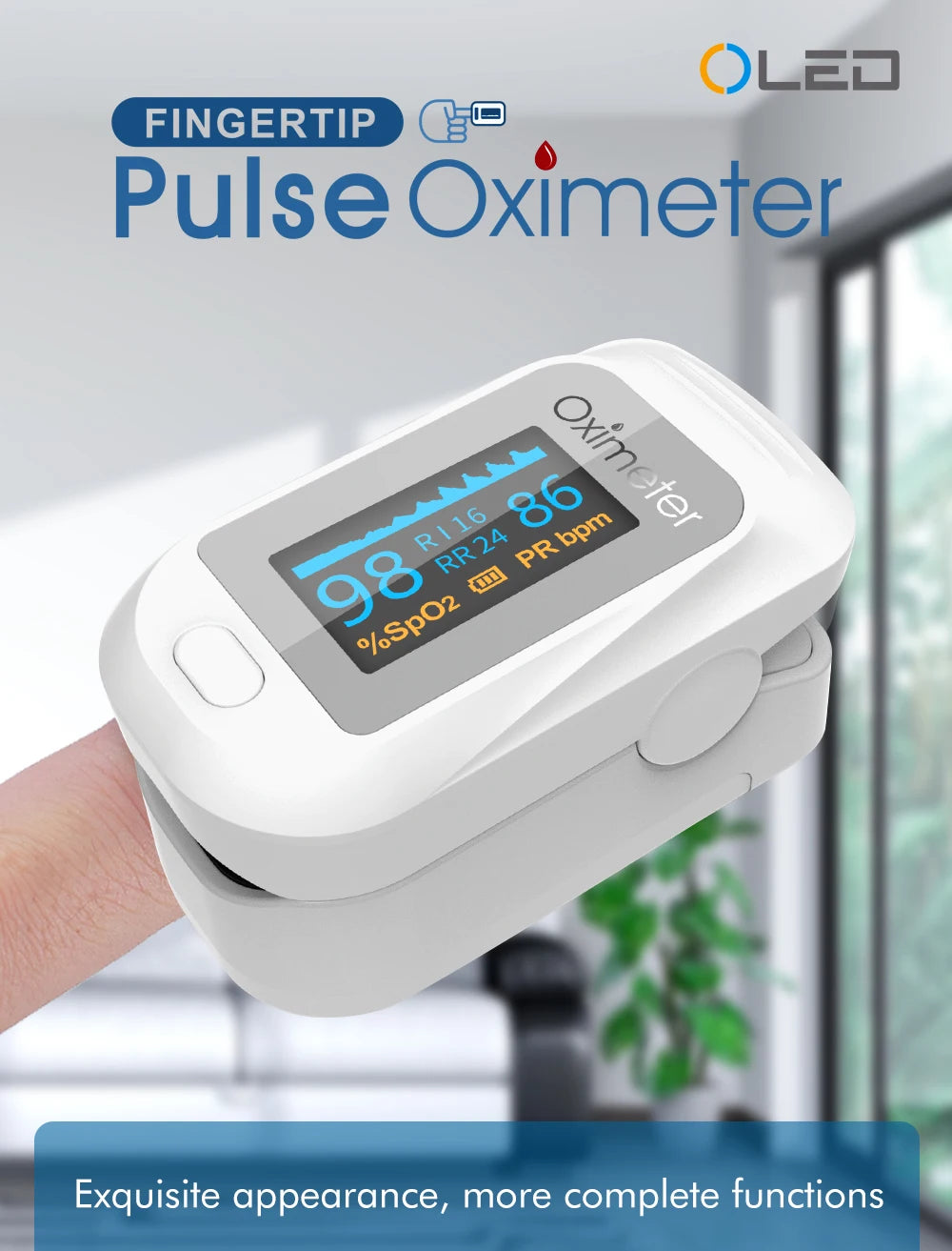 Professional Digital Finger Pulse Oximeter