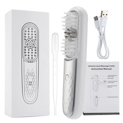 Red Light Scalp Massage Brush