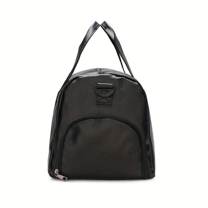 Sport Fitness Bag, Travel Bag, Black Stylish Business Travel Bag, Separate Shoe Depot, Zip Off, For Gym, Sport, Travel, Waterproof