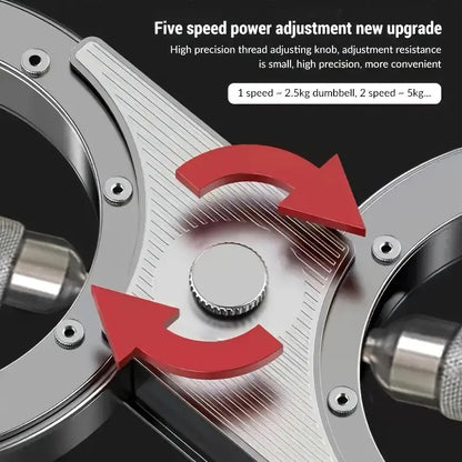 Multi Function Adjustable Resistance Speed Arm Trainer  Eight Wheel For Wrist Strength And Boxing Ideal For Men'S Strong And Healthy Arms  8 Finger Ring Arm Strength Device And Fitness Lifting Ring