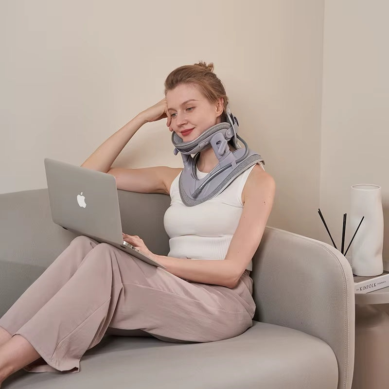 New US Patented CE Approved Inflatable Neck Stretcher Rehabilitation Therapy Supplies Neck Traction Cervical Stretcher